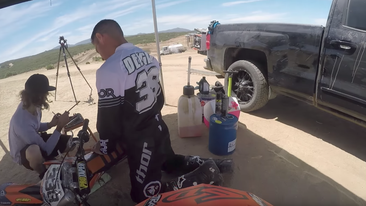 Hilarious 6 year old on dirt bike